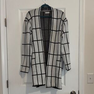 Nine West Black and White Cardigan